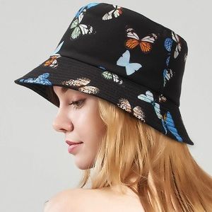 Brand New Never Worn Butterfly Bucket Hat
